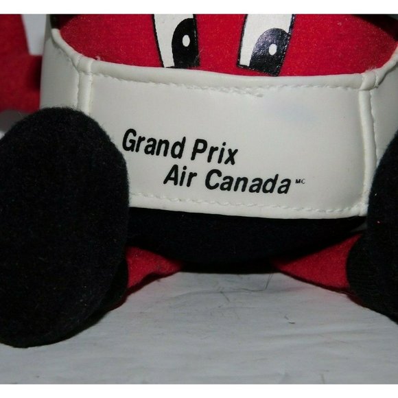 Grand Prix Air Canada Formula 1 Racing Plush Helmet Collectible Toy stuffed - Picture 3 of 6